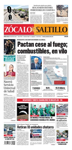 Saltillo 08 de abril de 2026