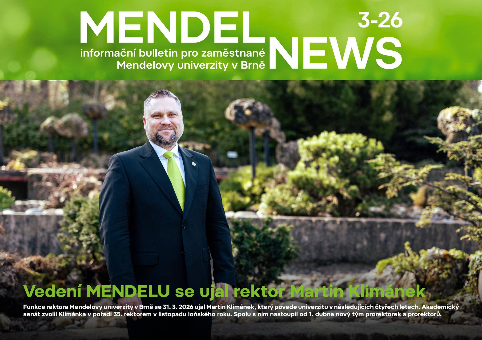 MENDEL news 3/2026 by MENDELU - Issuu
