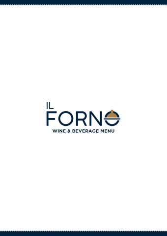 IL Forno Wine and Beverage Menu