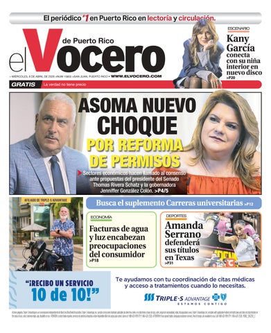 EL VOCERO | Edición miércoles, 8 de abril de 2026