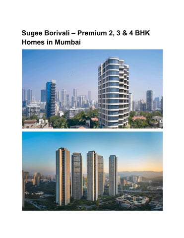 Sugee Borivali E-brochure