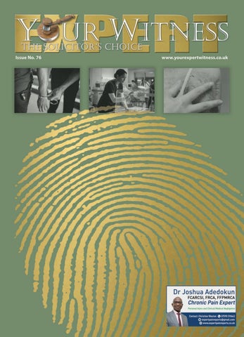 Your Expert Witness No. 76