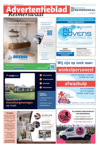 Advertentieblad Reimerswaal - week 15 2026
