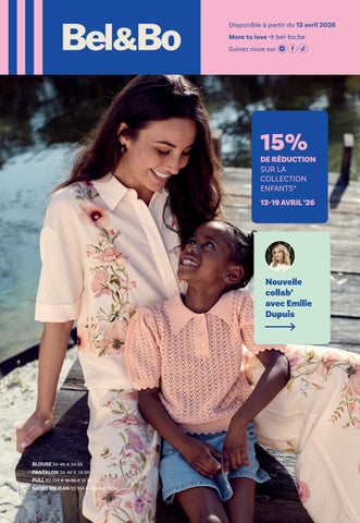 Nouvelle collection Bel&Bo du 13 avril 2026