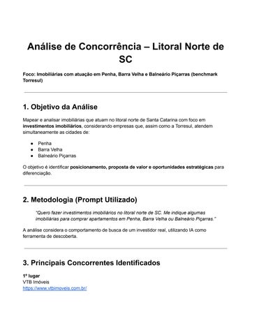 Análise de posicionamento _ Litoral
