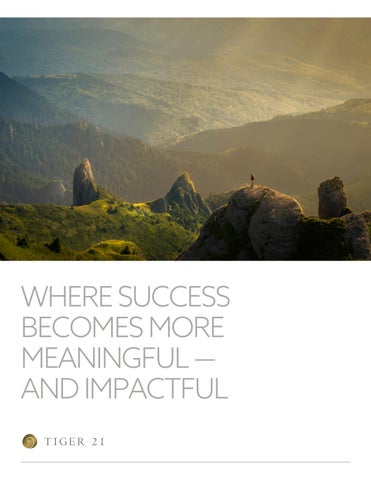 NOT WORKING Horizontal About TIGER 21 Brochure Q2 2026