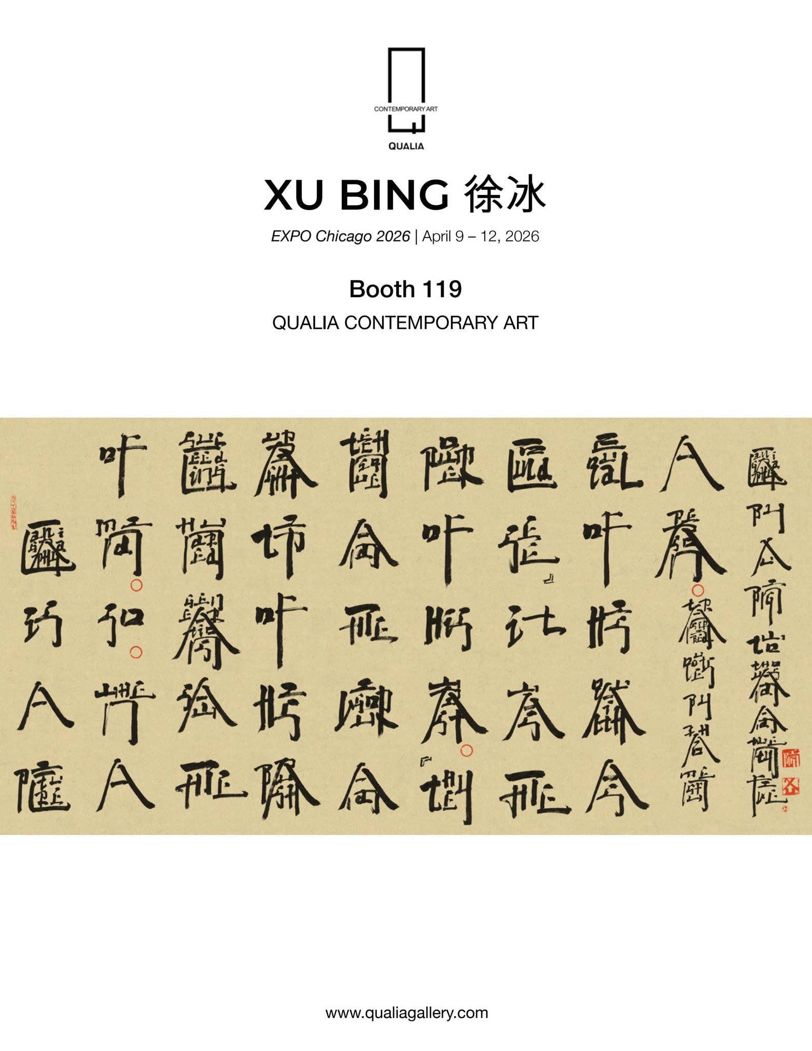 EXPO CHICAGO: Xu Bing by qualiacontemporaryart - Issuu