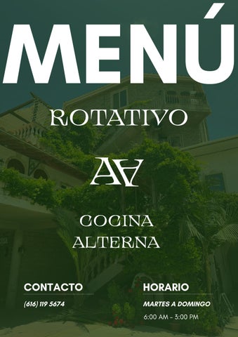 menu rotativo