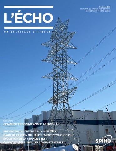 L'Écho du printemps, volume 62, no 1