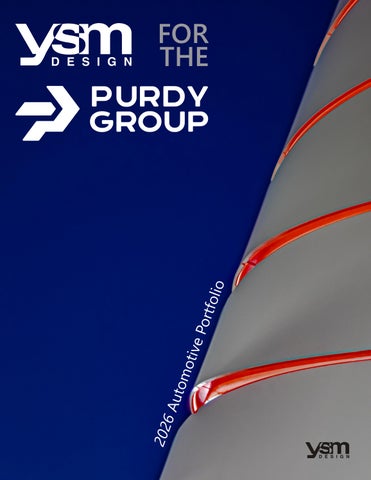 '26 Automotive Portfolio for Purdy Group | YSM Design