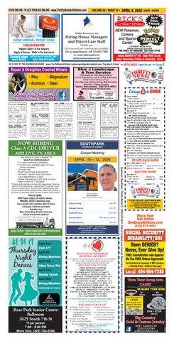Thrifty Nickel of Abilene (04-09-26) American Classifieds