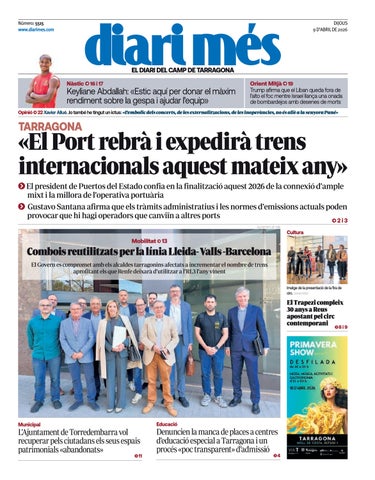 Dijous 9 d'abril de 2026