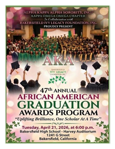 2026 Grad Awards Program Booklet