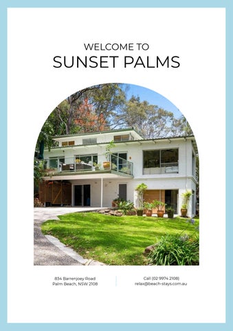 Sunset Palms Guidebook