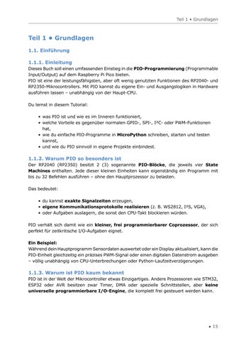 PIO-Programmierung mit dem Raspberry Pi Pico (Leseprobe) 第 15 页