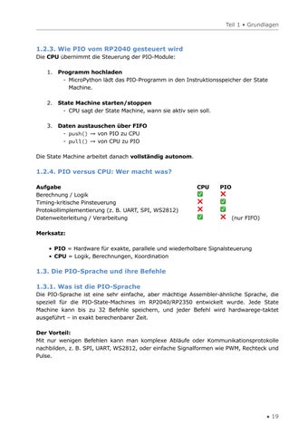 PIO-Programmierung mit dem Raspberry Pi Pico (Leseprobe) 第 19 页