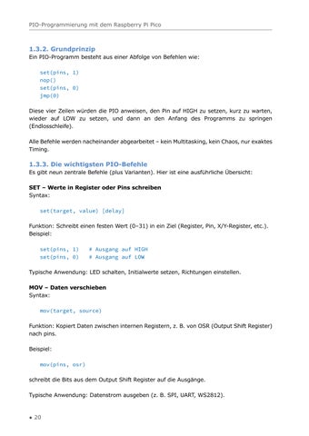 PIO-Programmierung mit dem Raspberry Pi Pico (Leseprobe) 第 20 页