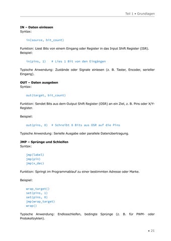 PIO-Programmierung mit dem Raspberry Pi Pico (Leseprobe) 第 21 页