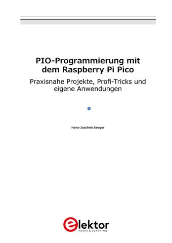 PIO-Programmierung mit dem Raspberry Pi Pico (Leseprobe) 第 3 页