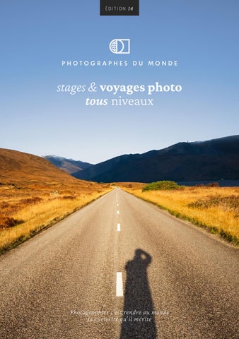 Voyage photo avec Photographes du Monde, brochure de voyage 2026