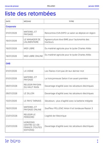 REVUE 德文 PRESSE JANVIER 2026 第 3 页