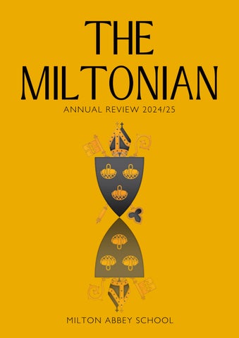 The Miltonian Magazine | Annual Review 2024-25