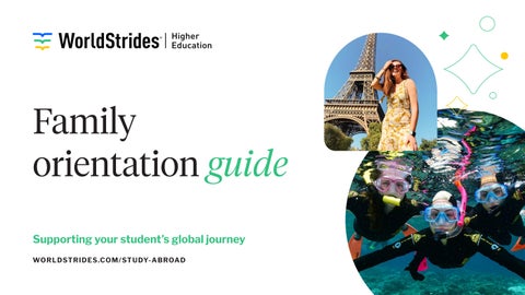 WorldStrides Higher Education Family Orientation Guide
