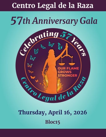 CentroLegaldelaRaza's57thAnniversaryProgramBook