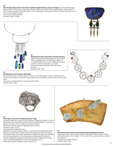 Jewelry Featured in Form × Vision: 现代 Art • 家具 • Sculptural Jewelry 第 5 页