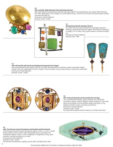 Jewelry Featured in Form × Vision: 现代 Art • 家具 • Sculptural Jewelry 第 6 页