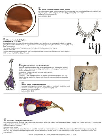 Jewelry Featured in Form × Vision: 现代 Art • 家具 • Sculptural Jewelry 第 8 页
