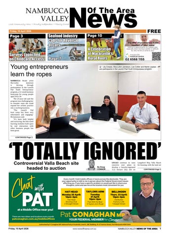 Nambucca Valley News Of The Area 10 APRIL 2026