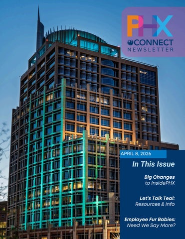 PHXConnect Newsletter April 8, 2026