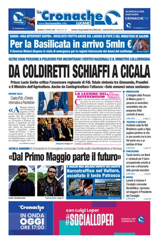 Cronache del 10 aprile 2026