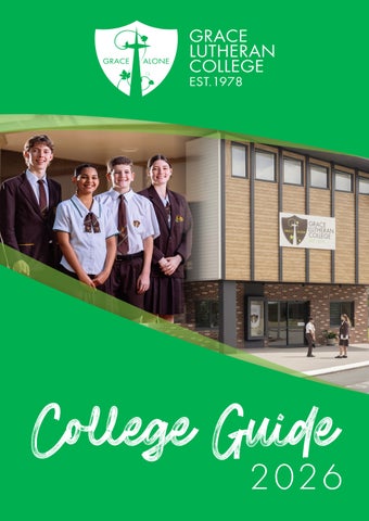 2026 Grace Lutheran College, College Guide