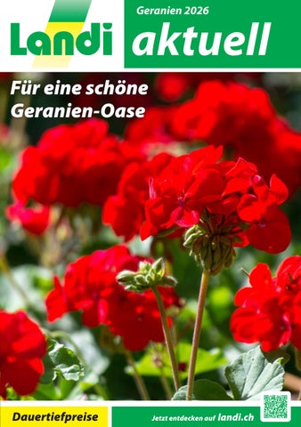 LANDI Themenprospekt Geranien