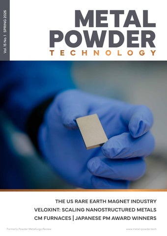 Metal Powder Technology Spring 2026