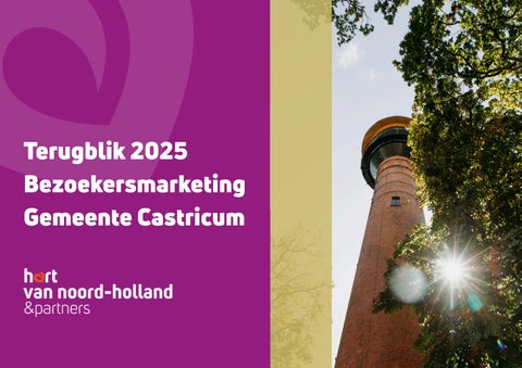 Terugblik 2025 Bezoekersmarketing Gemeente Castricum