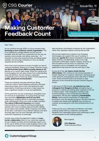 CSG Courier - April 2026