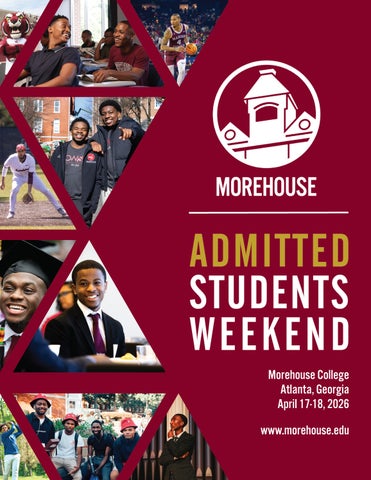 Morehouse College 2026 Admitted Student Weekend Program