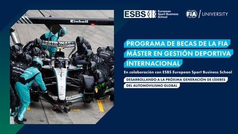 FIA Scholarship Programme Master in International Sports Management - SP