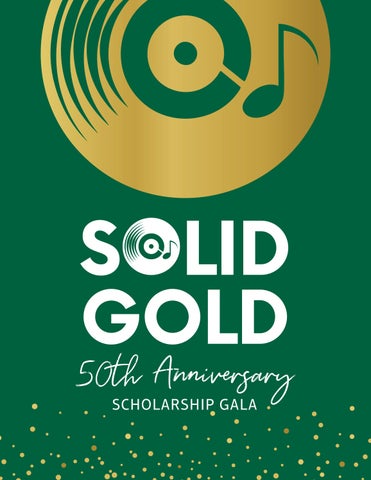 Solid Gold 50th Anniversary Scholarship Gala Catalog