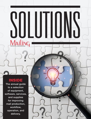Mailing Systems Technology SOLUTIONS Guide 2026