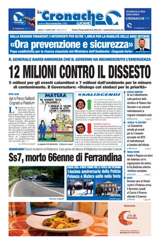 Cronache del 11 aprile 2026