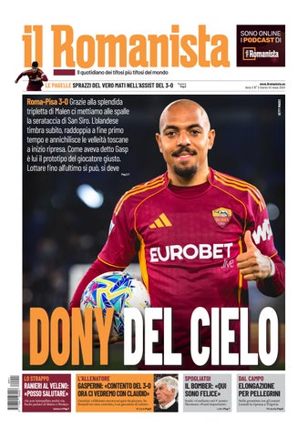 Il Romanista dell'11 aprile 2026