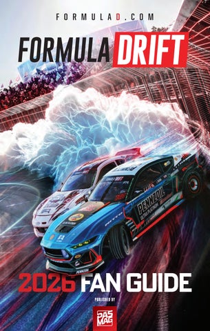 Formula Drift 2026 Official Fan Guide published by PASMAG