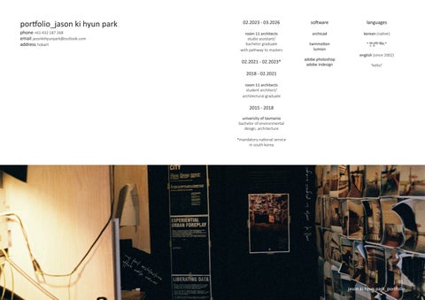 Jason Ki Hyun Park_Architecture Portfolio 2026