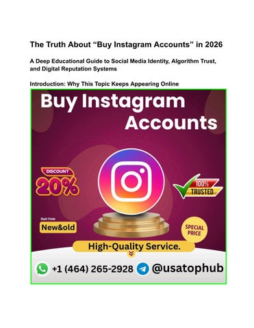 How to Safely Buy Instagram Accounts shops in 2024