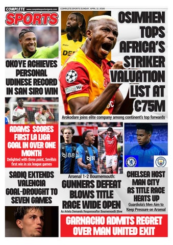 COMPLETE SPORTS - SUNDAY, APRIL 12, 2026