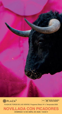 Programa de mano Nº4 Temporada 2026 | Novillada con picadores 